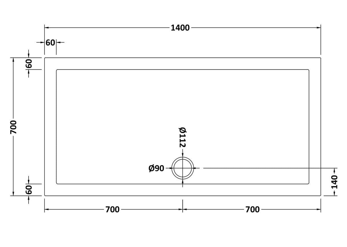 8mm Glass Walk In Wetroom Screens with Matt Black Framed Design and Shower Tray - Choice of Size