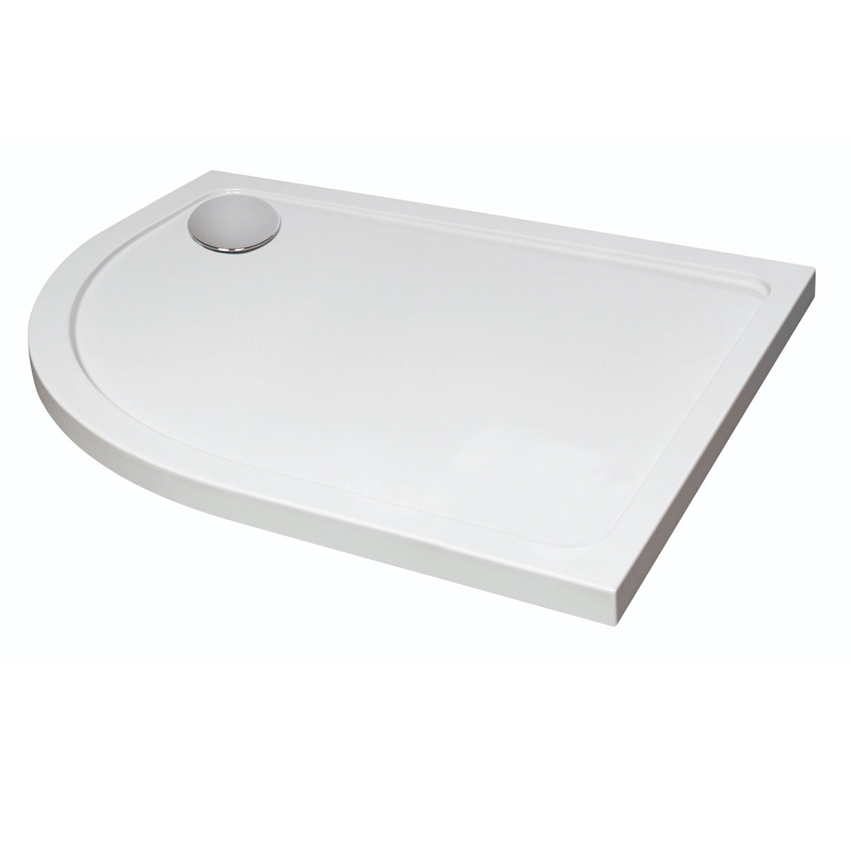 Bathroom Offset Quadrant Shower Tray, Choice of Size and Orientation