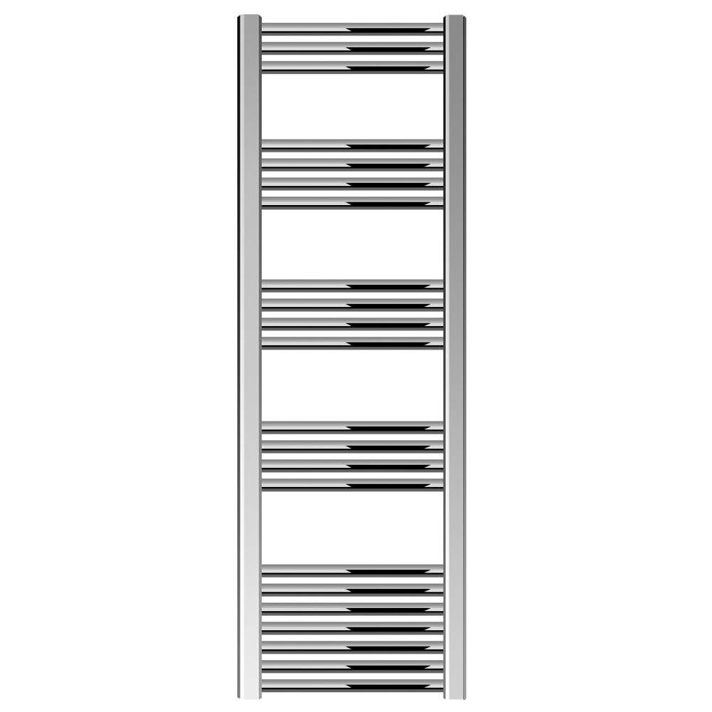 Straight Heated Rail Dual Fuel Towel Warmer, W: 400mm – Choice of Size & Finish