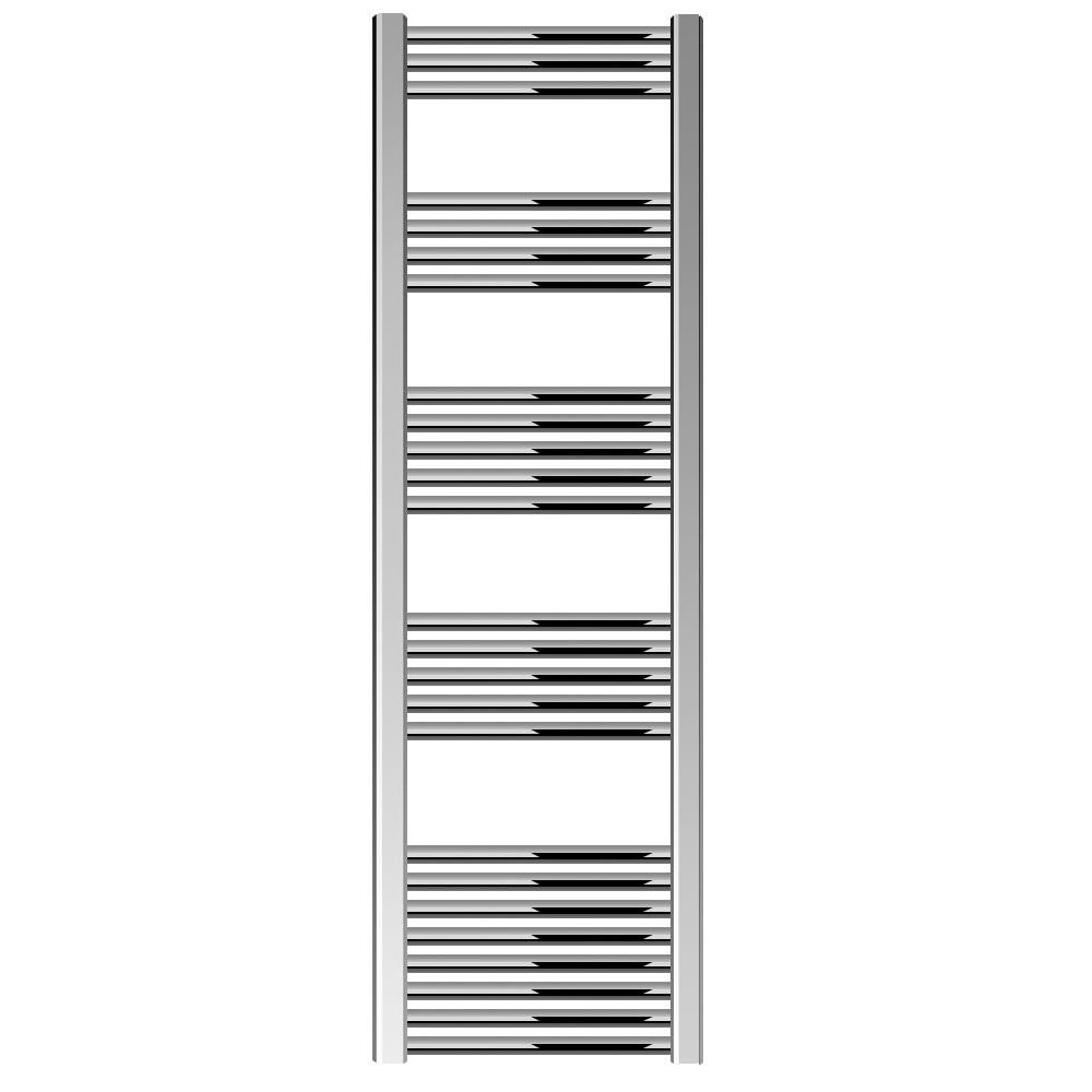Straight Heated Rail Dual Fuel Towel Warmer, W: 400mm – Choice of Size & Finish