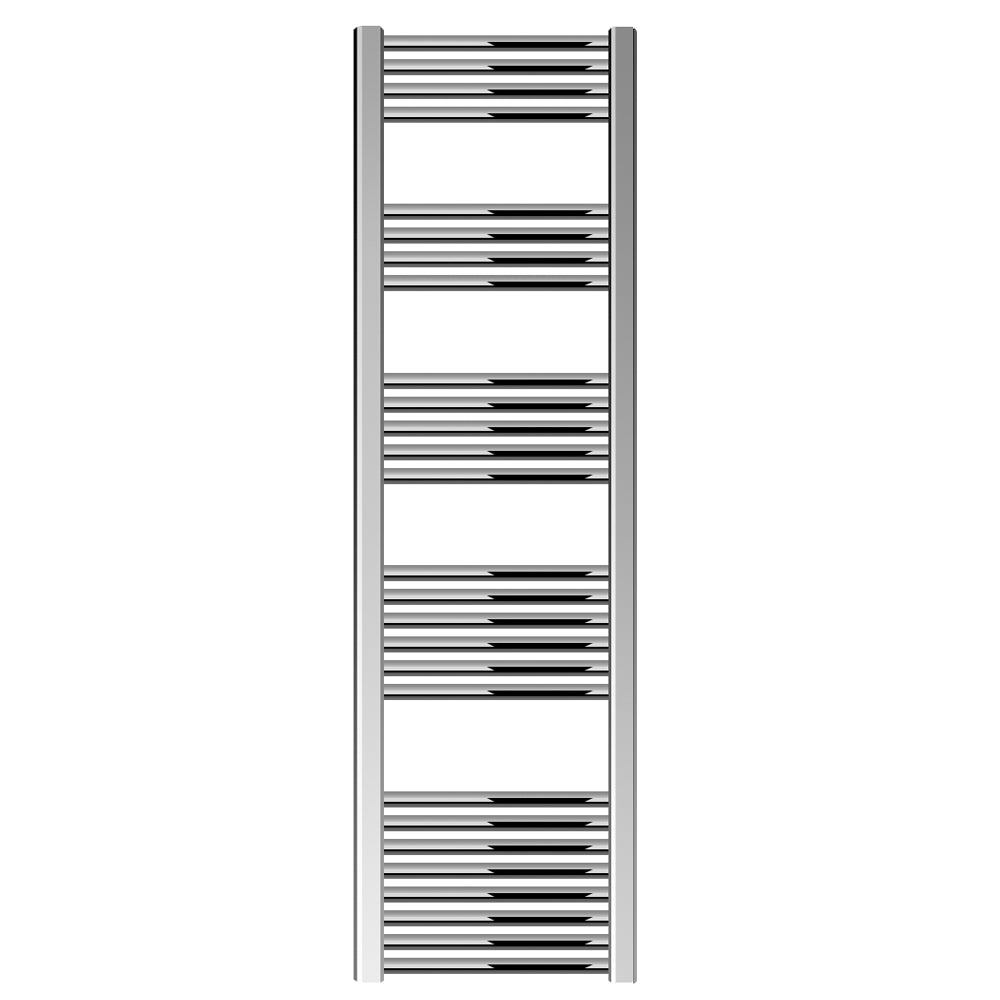 Straight Heated Rail Dual Fuel Towel Warmer, W: 400mm – Choice of Size & Finish