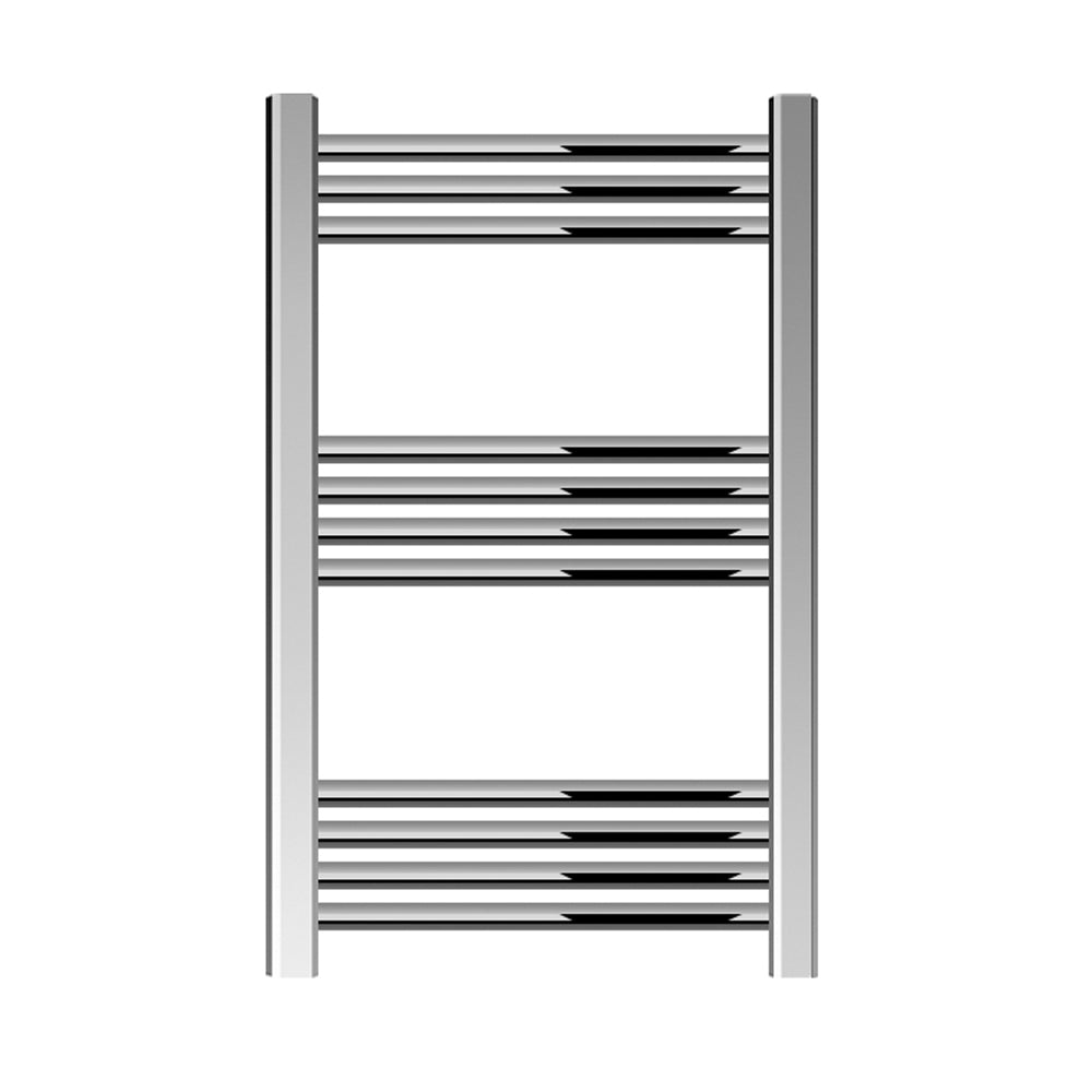 Straight Heated Rail Dual Fuel Towel Warmer, W: 500mm – Choice of Size & Finish