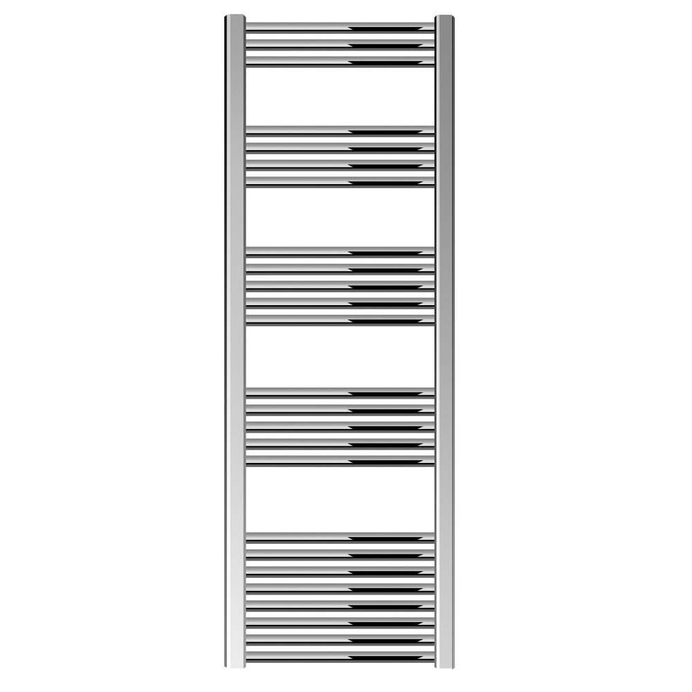 Straight Heated Rail Dual Fuel Towel Warmer, W: 500mm – Choice of Size & Finish