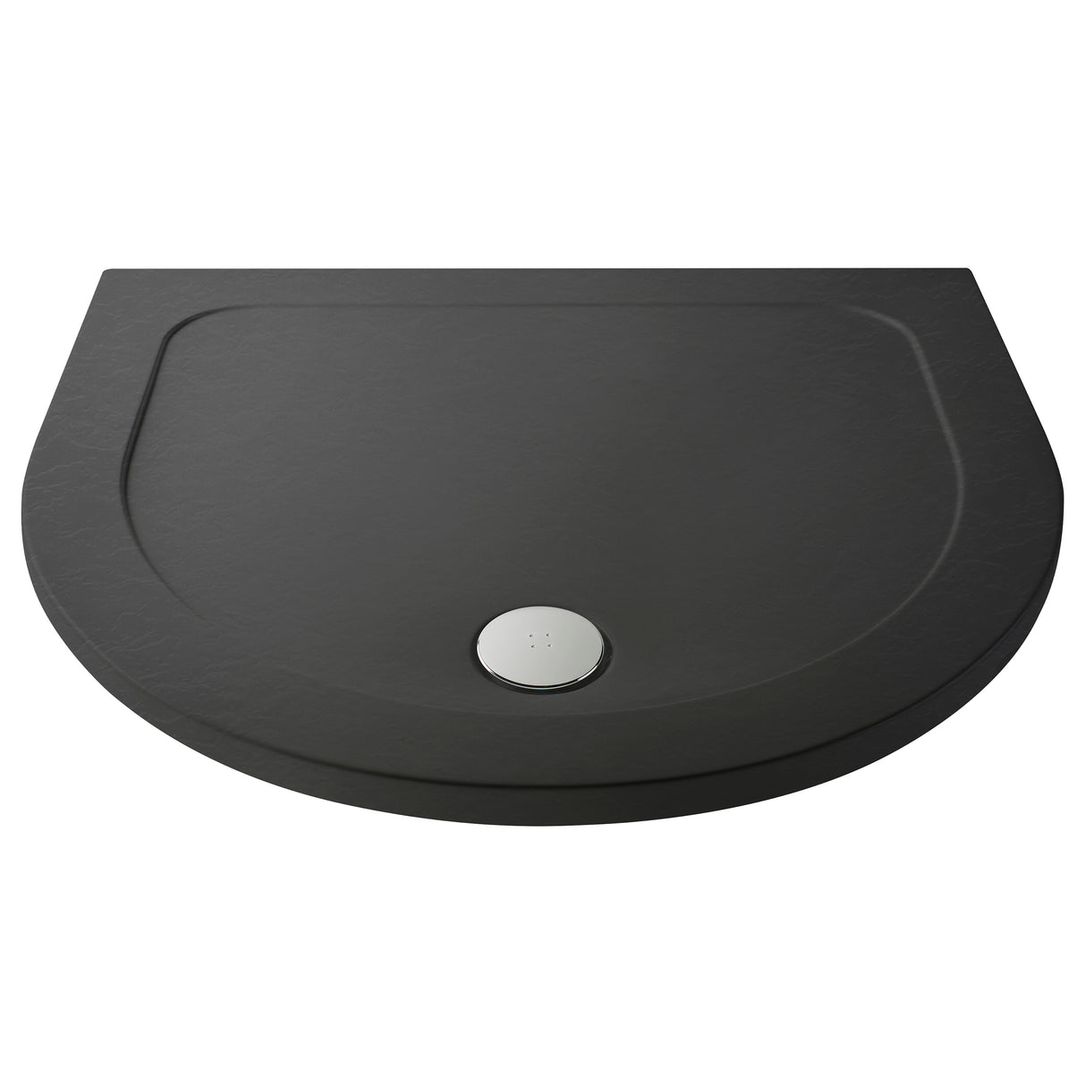 D Shape Shower Tray - 1050mm - Available in White and Slate Grey