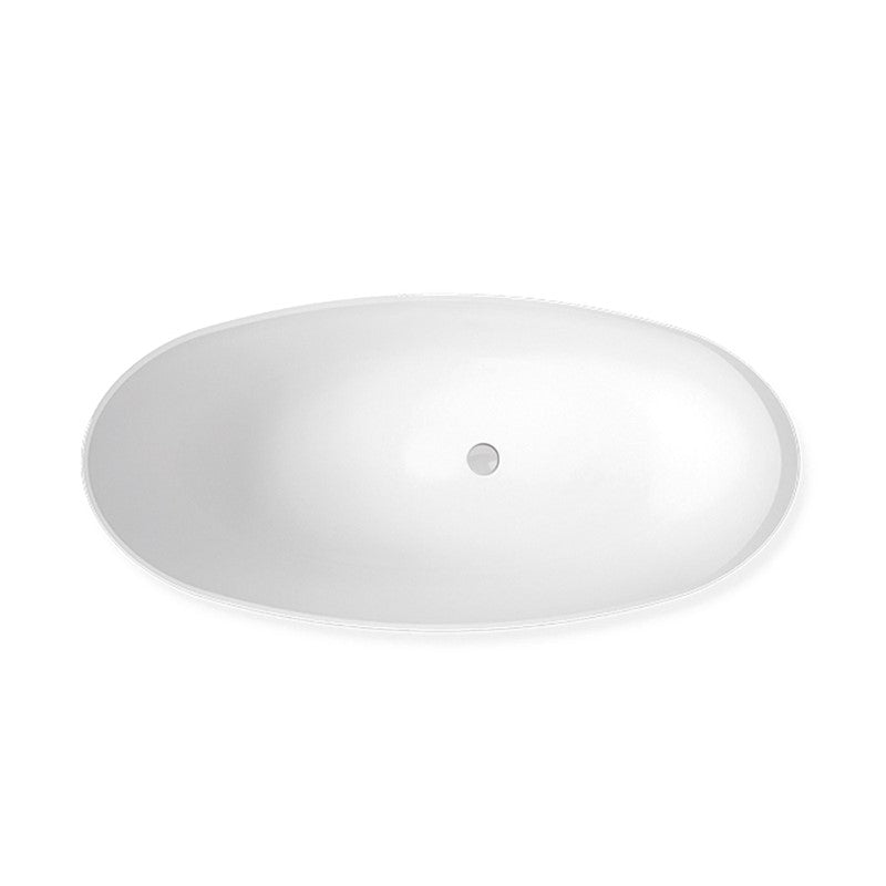 Modern Freestanding Slipper Bath - Black Finish - 1750 x 730mm