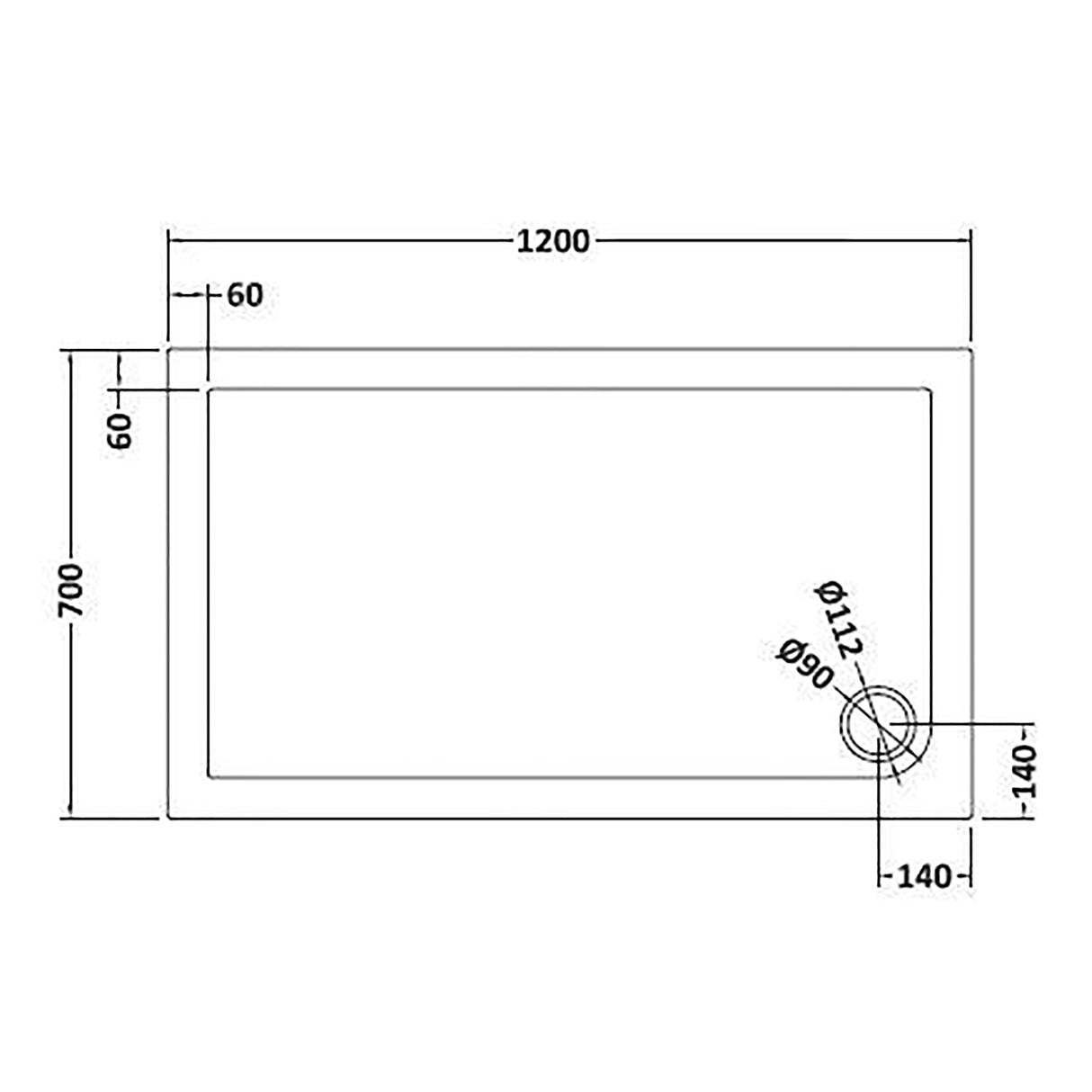 8mm Glass Walk In Wetroom Screen and Hinged Return Screen and Shower Tray - Choice of Size and Finish