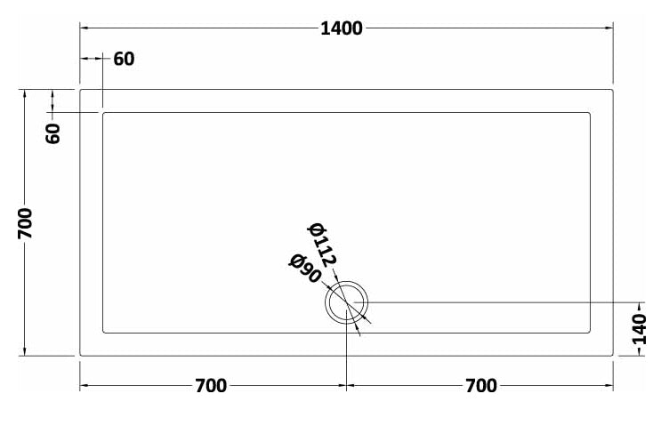 8mm Glass Walk In Wetroom Screens with Matt Black Framed Design and Shower Tray - Choice of Size