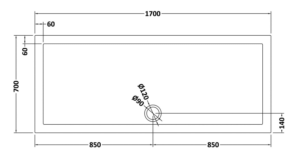 8mm Glass Walk In Wetroom Screens with Matt Black Framed Design and Shower Tray - Choice of Size