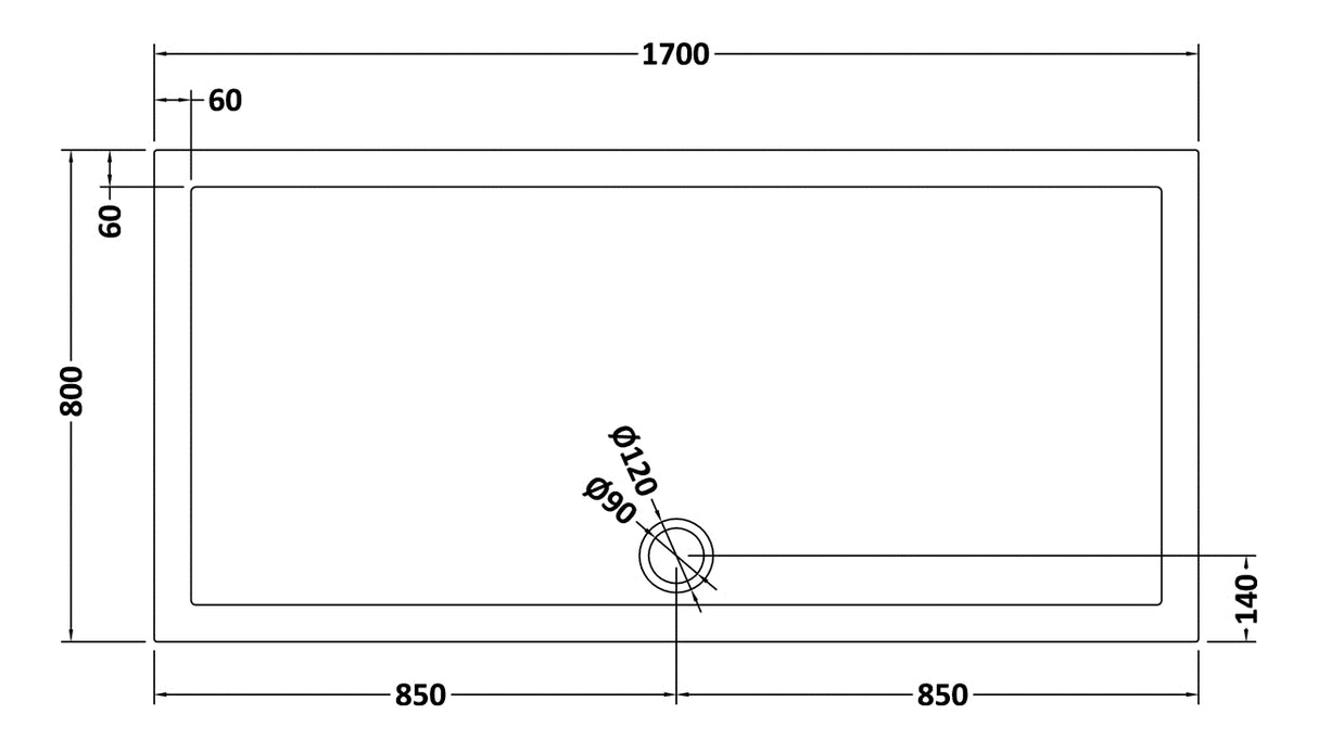 8mm Glass Walk In Wetroom Screens with Matt Black Framed Design and Shower Tray - Choice of Size