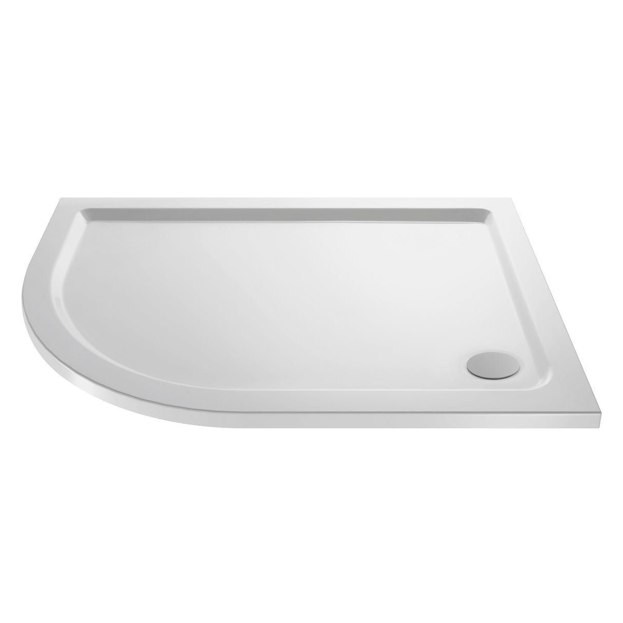 Modern Offset Quadrant Shower Tray - Left or Right Hand - Choice of Size and Finish