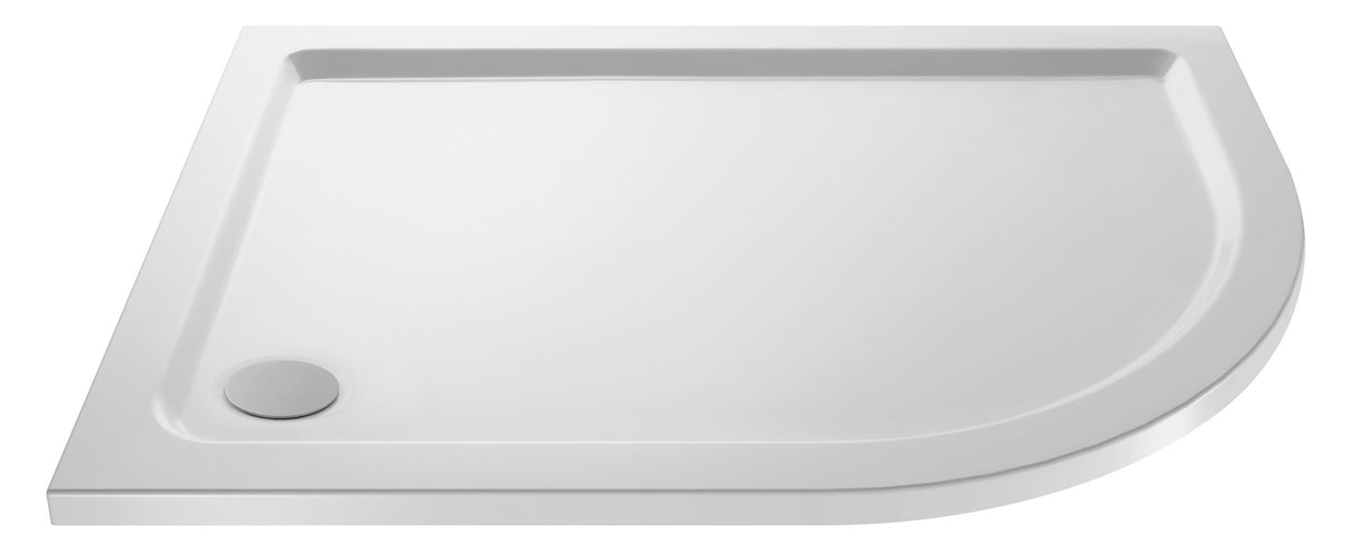 Modern Offset Quadrant Shower Tray - Left or Right Hand - Choice of Size and Finish