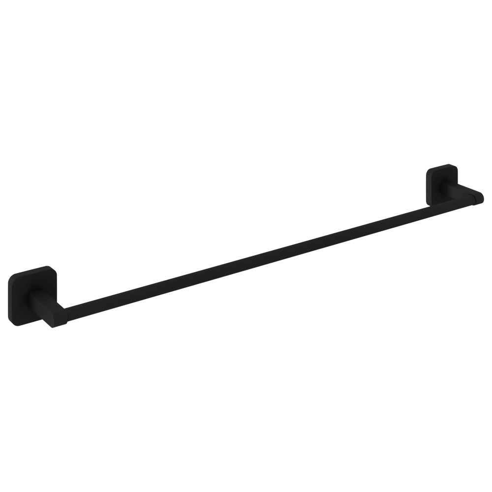 Wall Mounted Single Round Bathroom Towel Bar - 600mm - Choice of Finish