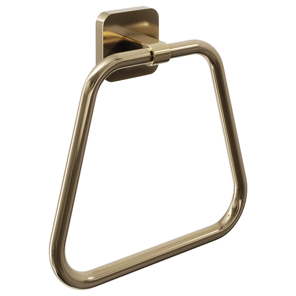 Contemporary Wall Mounted Bathroom Towel Ring - Choice of Finish
