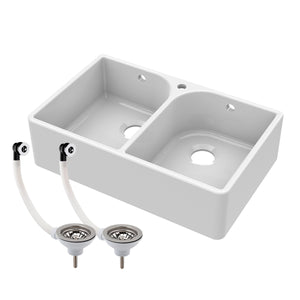 Double Bowl with Strainer