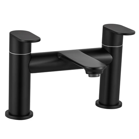 Contemporary Bathroom Deck Mounted Round Bath Filler Tap - Choice of Finish