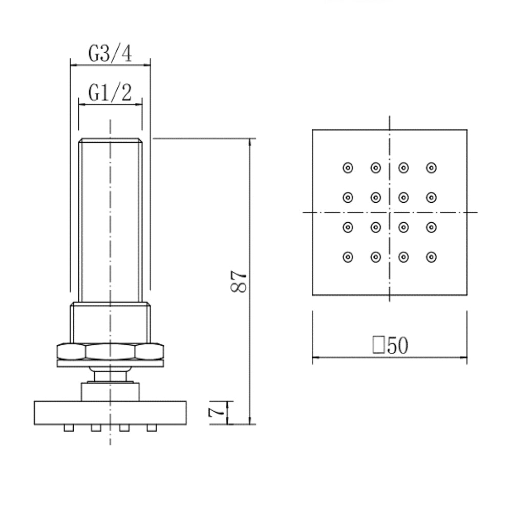 Modern Square Body Jet – Chrome