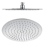 Modern Slimline 12” Round Fixed Shower Head – Chrome, 300mm