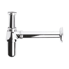 [BABT370] Round Chrome Bottle Trap for Basin Waste Systems - Cutout