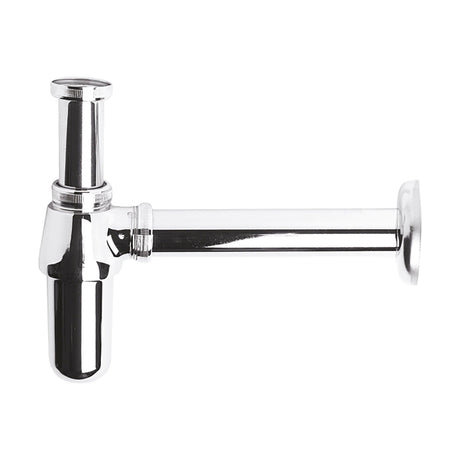 [BABT370] Round Chrome Bottle Trap for Basin Waste Systems - Cutout