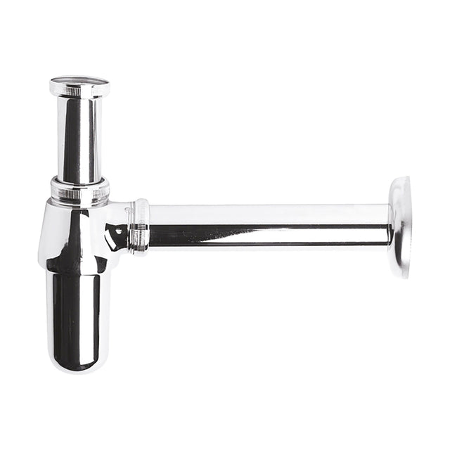 [BABT370] Round Chrome Bottle Trap for Basin Waste Systems - Cutout