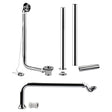 [BABW368] Traditional Roll Top Bath Pack - Chrome - Cutout
