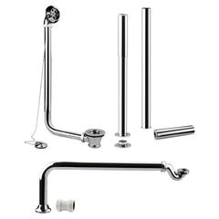 [BABW368] Traditional Roll Top Bath Pack - Chrome - Cutout