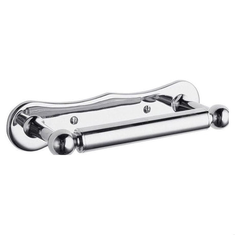 [BAHA301] Traditional Wall Mounted Toilet Roll Holder - Chrome - Cutout