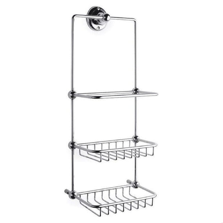 [BAHA316] Traditional Shower Tidy - Chrome - Cutout