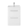 [BAL101C] Croxden Modern Floor Standing Vanity Basin Unit with Soft Close Drawers - 600mm or 800mm - Cutout
