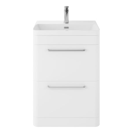 Croxden Modern Floor Standing Vanity Basin Unit with Soft Close Drawers - 600mm or 800mm