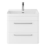 Croxden Modern Wall Hung Vanity Basin Unit with Soft Close Drawers - 600mm or 800mm