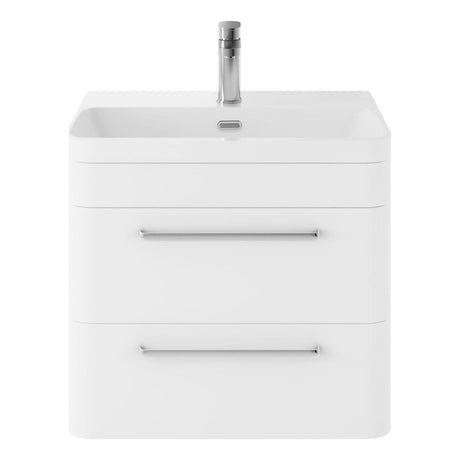 Croxden Modern Wall Hung Vanity Basin Unit with Soft Close Drawers - 600mm or 800mm