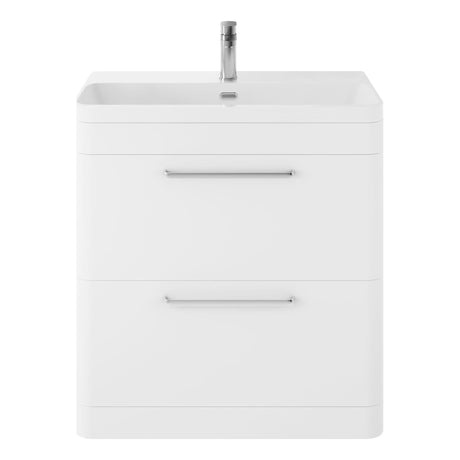 Croxden Modern Floor Standing Vanity Basin Unit with Soft Close Drawers - 600mm or 800mm