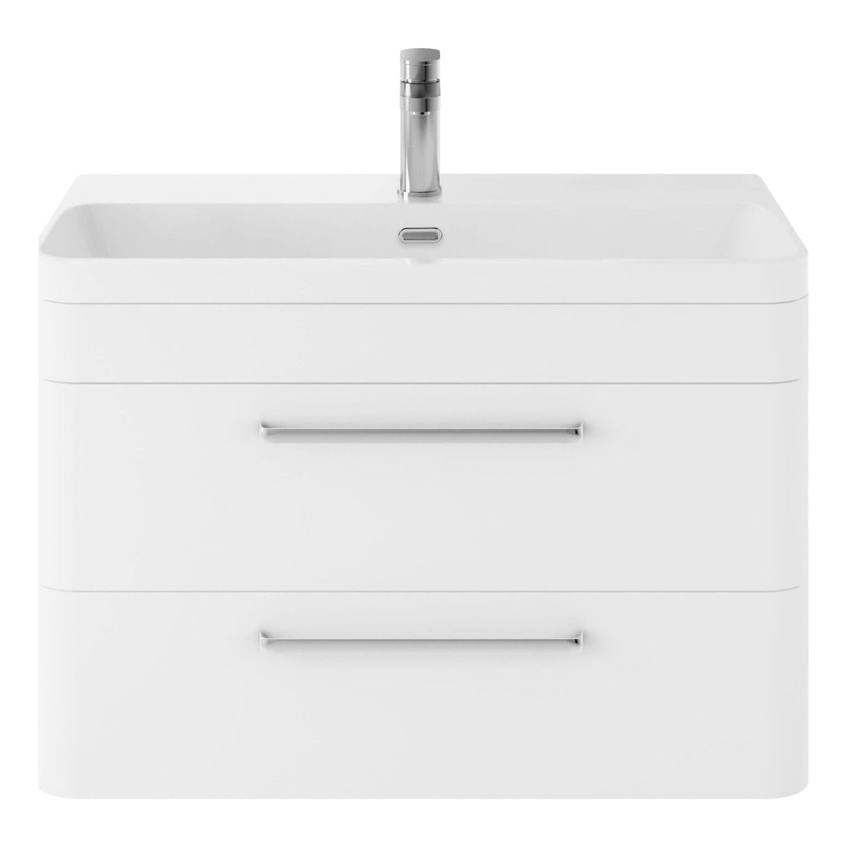 Croxden Modern Wall Hung Vanity Basin Unit with Soft Close Drawers - 600mm or 800mm