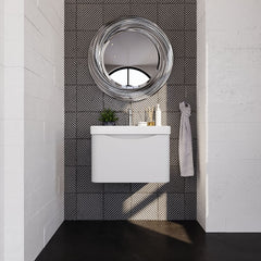 [BAL105B] Dunwood Contemporary 1 Drawer Vanity Basin Unit, Choice of Size and Colour - Lifestyle 1