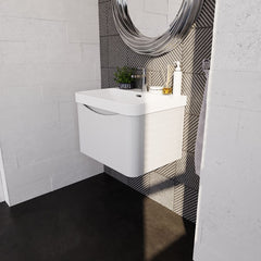 [BAL105B] Dunwood Contemporary 1 Drawer Vanity Basin Unit, Choice of Size and Colour - Lifestyle 3