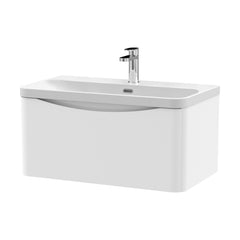 [BAL106B] Dunwood Contemporary 1 Drawer Vanity Basin Unit, Choice of Size and Colour - Cutout