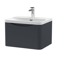 [BAL1405B] Dunwood Contemporary 1 Drawer Vanity Basin Unit, Choice of Size and Colour - Cutout