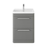 [BAL201C] Croxden Modern Floor Standing Vanity Basin Unit with Soft Close Drawers - 600mm or 800mm - Cutout