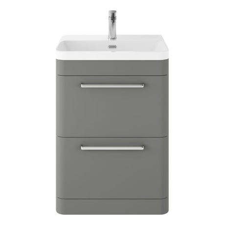 Croxden Modern Floor Standing Vanity Basin Unit with Soft Close Drawers - 600mm or 800mm
