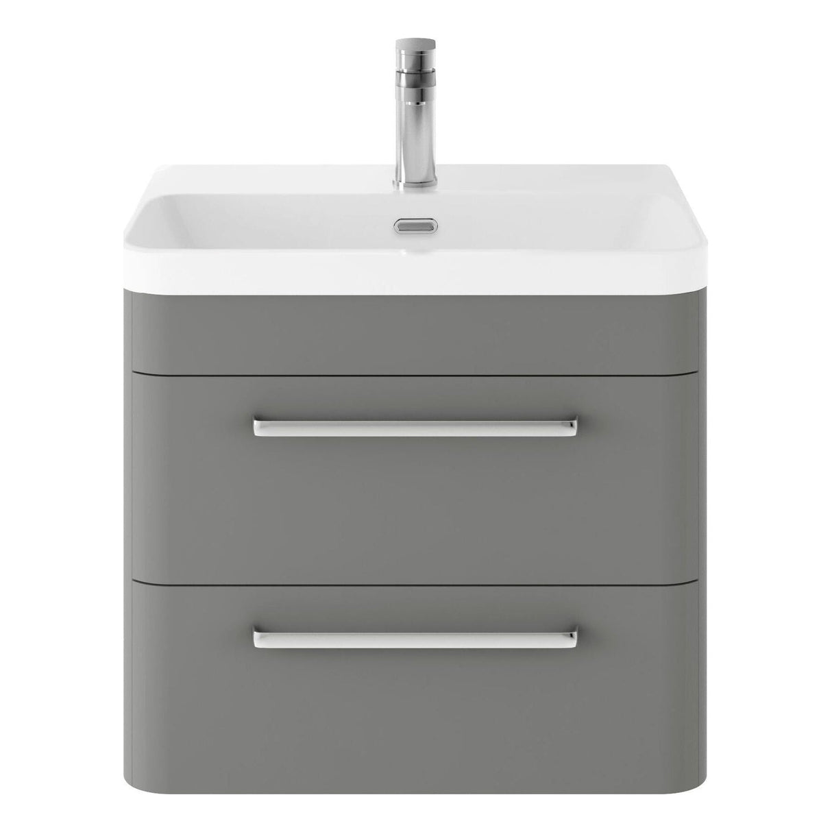 Croxden Modern Wall Hung Vanity Basin Unit with Soft Close Drawers - 600mm or 800mm