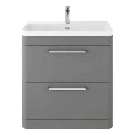 Croxden Modern Floor Standing Vanity Basin Unit with Soft Close Drawers - 600mm or 800mm