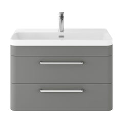 [BAL204C] Croxden Modern Wall Hung Vanity Basin Unit with Soft Close Drawers - 600mm or 800mm - Cutout