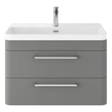 Croxden Modern Wall Hung Vanity Basin Unit with Soft Close Drawers - 600mm or 800mm