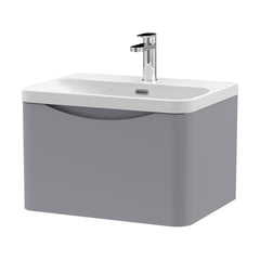 [BAL205B] Dunwood Contemporary 1 Drawer Vanity Basin Unit, Choice of Size and Colour - Cutout
