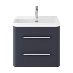 [BAL302C] Croxden Modern Wall Hung Vanity Basin Unit with Soft Close Drawers - 600mm or 800mm - Cutout