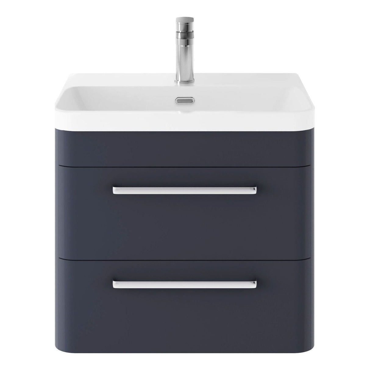 Croxden Modern Wall Hung Vanity Basin Unit with Soft Close Drawers - 600mm or 800mm