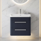 Croxden Modern Wall Hung Vanity Basin Unit with Soft Close Drawers - 600mm or 800mm
