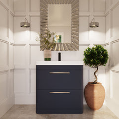[BAL303C] Croxden Modern Floor Standing Vanity Basin Unit with Soft Close Drawers - 600mm or 800mm - Lifestyle 1