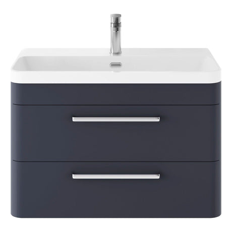 Croxden Modern Wall Hung Vanity Basin Unit with Soft Close Drawers - 600mm or 800mm